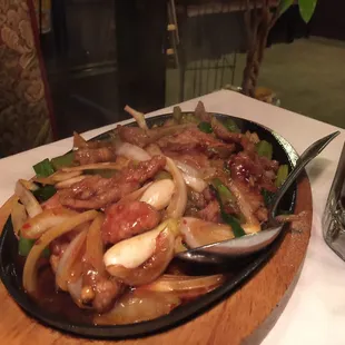 Mongolian beef was also good