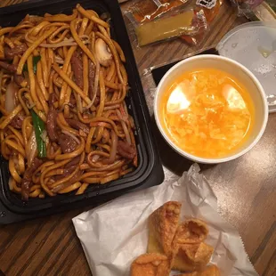 Dinner combo - soup was the best part