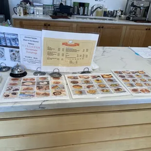 HAMU Bakery has Jasmine Garden homemade frozen dumplings. Menu &amp; prices as of July 3, 2024 w/ pictures.