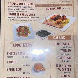 Mixed Menu