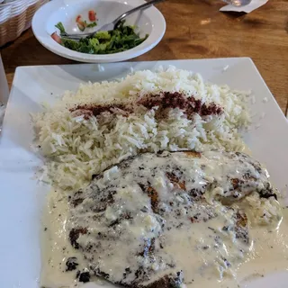 Tilapia in Garlic Sauce