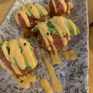 Spicy Tuna Crispy Rice Cake