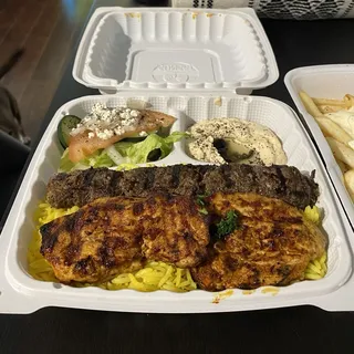 Combination Kebab Plate