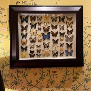 Wall hanging by waiting area