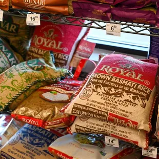 a variety of frozen food items