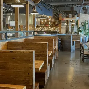 the interior of a restaurant