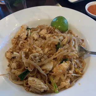 Pad Thai with chicken