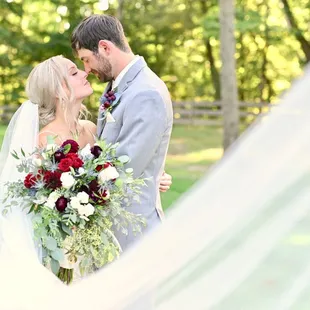 Bride and Groom at Stone Creek Lodge in Crawfordsville, Indiana.
