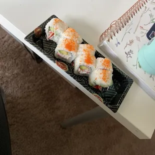 California roll Great price for the quantity best thing they have.