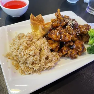 Sesame Chicken Lunch