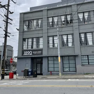 the exterior of the building