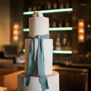 Cake...you can&apos;t see the beautiful marble effects she created.