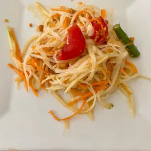 Thai Papaya Salad - Lunch