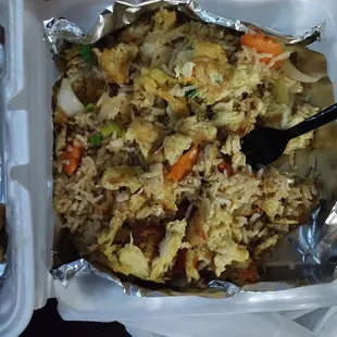 Crabmeat fried rice