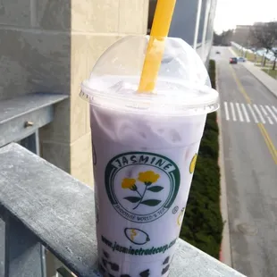 large Taro Bubble Tea