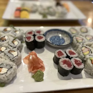 Lunch special tuna, jb and California roll