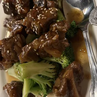 Broccoli with spareribs