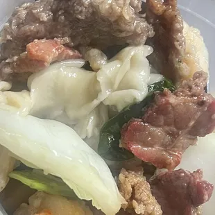 Combination Won Ton Soup