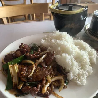 8. Mongolian Beef Lunch Special