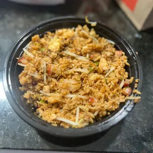 a bowl of fried rice