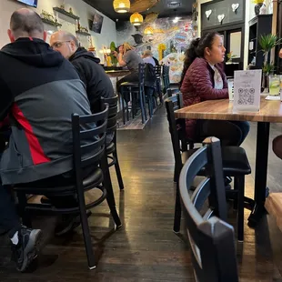 Lively on a Saturday night.