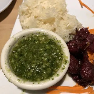 Thai Beef Jerky & Sticky Rice