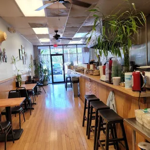 interior, sushi and sashimi