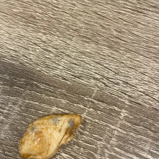 The only piece I noticed with mold. IDK if there was more in there that I ate without noticing, but one piece is enough.