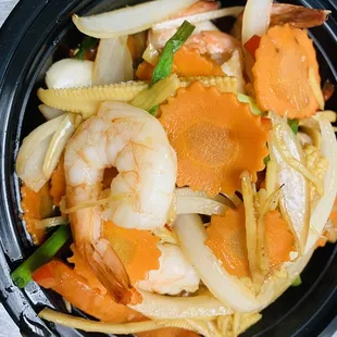 39. Ginger Lover with shrimp!