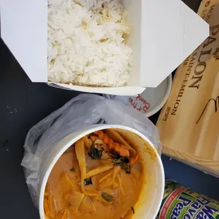 Red curry, super sweet that you can taste no other flavors!