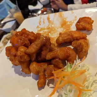 Spicy orange chicken