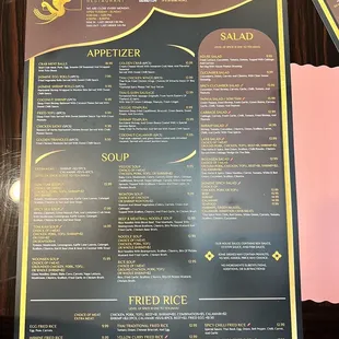 Updated menu 2