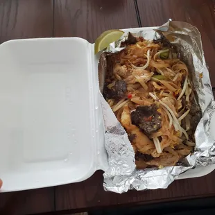 Pad Thai. Doesn&apos;t look like pad thai