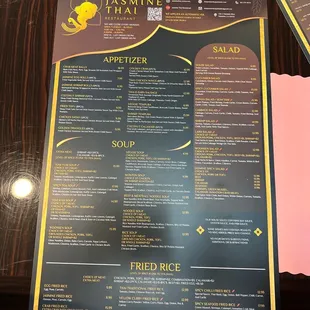 Updated menu