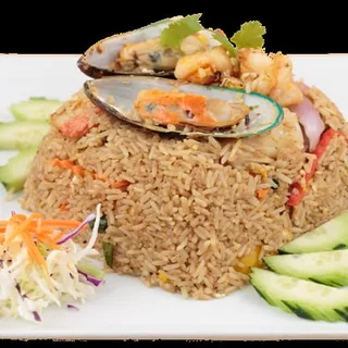 Spicy Seafood Fried Rice