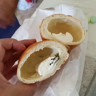 Omg, what a waste of money, hardly any filling.