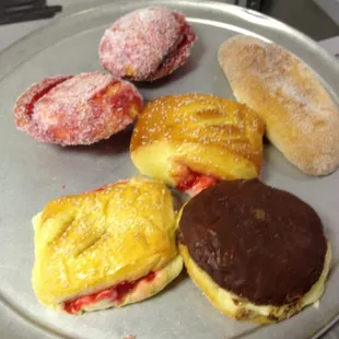 a variety of pastries