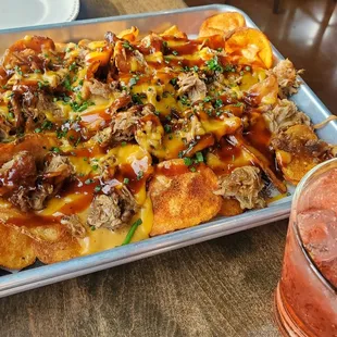 Southern Nachos and My Kind Of Party Cocktail