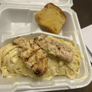 The dry Alfredo I did not want