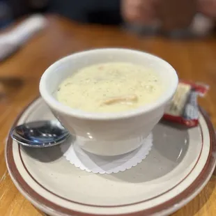 Clam Chowder Soup  IG: @teawithjxsmine
