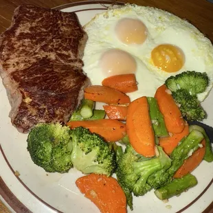 Steak &amp; eggs