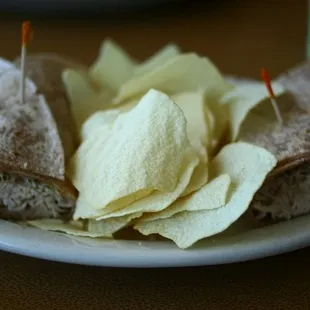 turkey wrap with Baked Lays