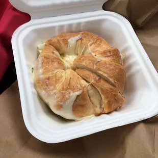 Sunnyside croissant sandwich