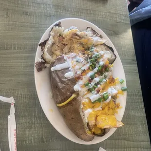 Huge baked potato