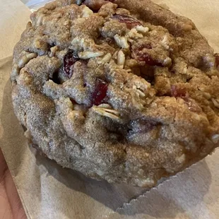 Cranberry Walnut Oatmeal Cookie