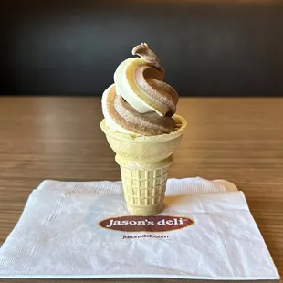 Complimentary Soft Serve Ice Cream - Swirl Cone