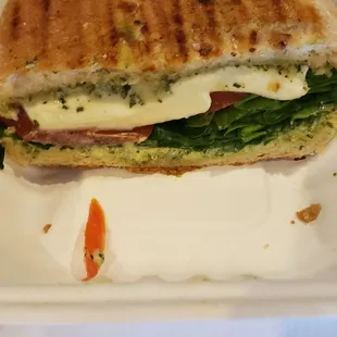 A Caprese Panini,  it&apos;s absolutely delicious!