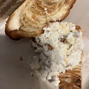 Manager's Special with 1/2 Chicken Salad on croissant. The crescent was Tiny and dried. 1/2 scoop of Mesa Chicken Salad (GS)