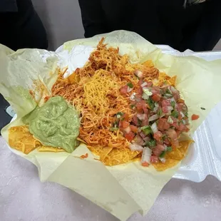 Chicken nachos