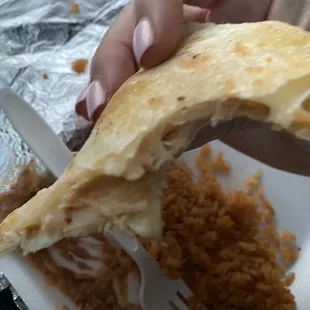 Carmelo with lots of chicken- very very tasty